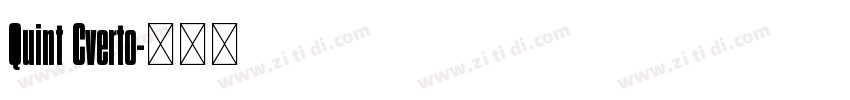 Quint Cverto字体转换
